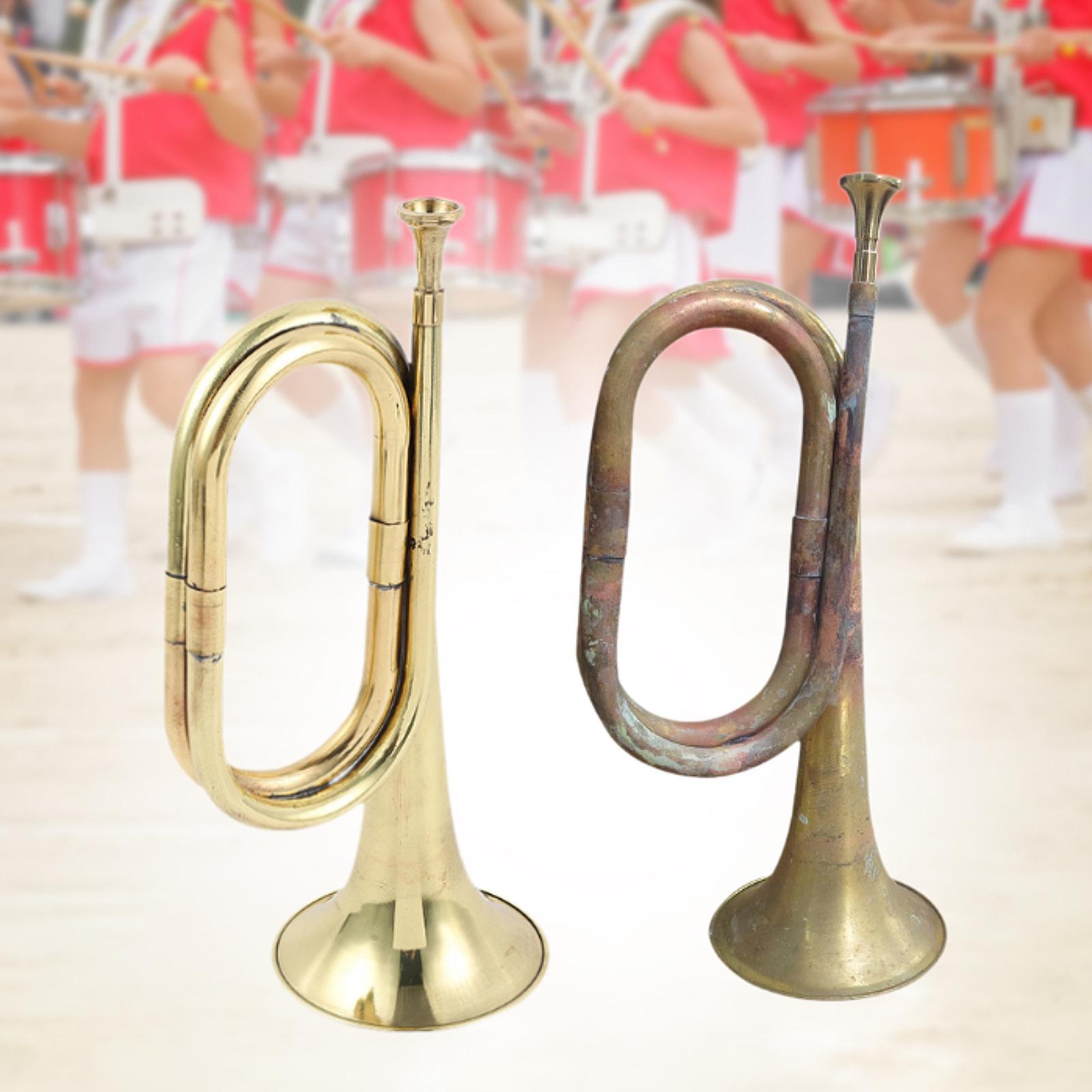 Cavalry Trumpet with Mouthpiec - Musical Instrument Bugle review and price